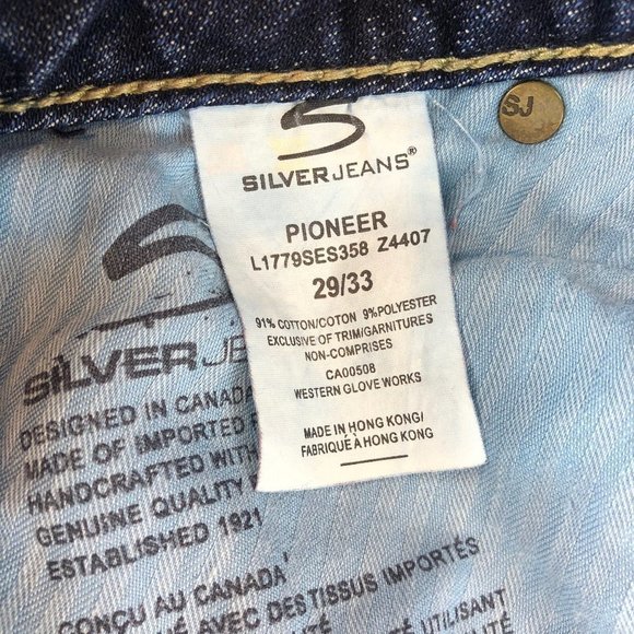 Silver Pioneer Bootcut Denim Jeans - Picture 11 of 15